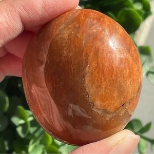 Peach Moonstone Meditation Palm Stone